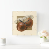 Aangepaste Vintages kleuterschool Vierkante Klok (Huis)