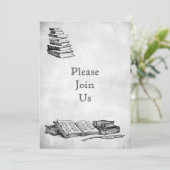 Aangepaste Vintages voor boekpartijen Kaart (Staand voorkant)