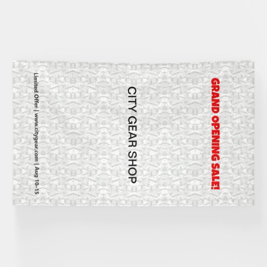 Aangepaste Vinyl Banners | Grommets en grafische k (Horizontaal)