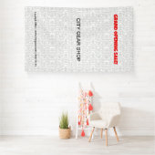 Aangepaste Vinyl Banners | Grommets en grafische k (Insitu)