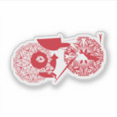 Aangepaste Vinyl Decals | Auto, wand & letter Stic Sticker (Voorkant)