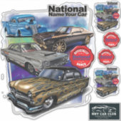 Aangepaste Vinyl Decals Sticker (Voorkant)