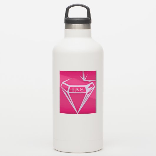 Aangepaste Vinyl Gesneden Logo Sticker door HAS Ju (Waterfles)