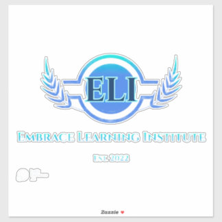Aangepaste Vinyl Sticker – Embrace Learning Instit
