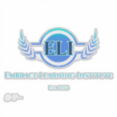 Aangepaste Vinyl Sticker – Embrace Learning Instit (Voorkant)