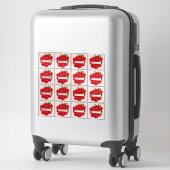 Aangepaste vinyl stickerlabels voor frambozenjam sticker (Koffer)