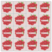Aangepaste vinyl stickerlabels voor frambozenjam sticker (Voorkant)