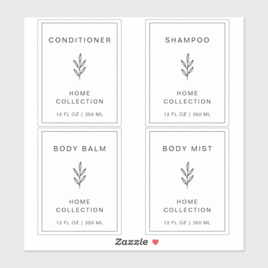 Aangepaste Vinyl Waterdichte Badkamer Labels, Set  Sticker (Vel)