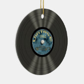 Aangepaste  vinylrecordversiering keramisch ornament (Rechts)