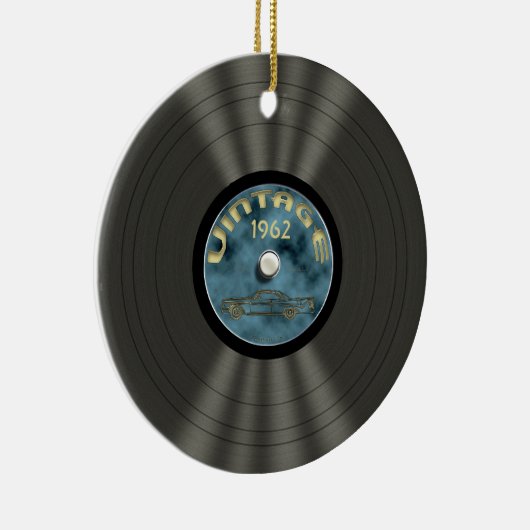 Aangepaste  vinylrecordversiering keramisch ornament (Rechts)
