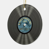 Aangepaste  vinylrecordversiering keramisch ornament (Links)