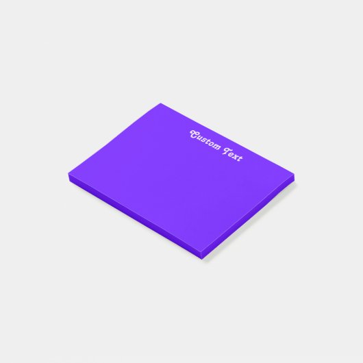 Aangepaste Violet/Indigo Post-it® Notes (Schuin)