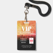 Aangepaste VIP All Access Concern Badge (Achterkant met lanyard)
