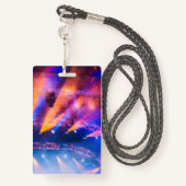 Aangepaste VIP All-Access Concert Event Pass Kleur Badge (Achterkant met draagriem)