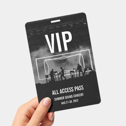 Aangepaste VIP All Access Pas Concert Badge (Handheld)