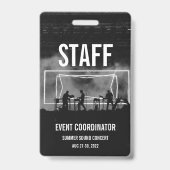 Aangepaste VIP All Access Pas Concert Badge- Perso Badge (Achterkant)