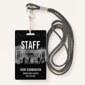Aangepaste VIP All Access Pass Concert Badge- Pers Badge (Voorkant met draagriem)