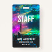 Aangepaste VIP All Access Pass Concert Badge- Pers Badge (Achterkant)