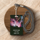 Aangepaste VIP All Access Pass Concert Event Badge