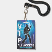 Aangepaste VIP All Access Sweet Sixteen Badge (Voorzijde met lanyard)