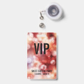 Aangepaste VIP Alle toegangspasjes Sweet Sixteen Badge (Front with Retractable)