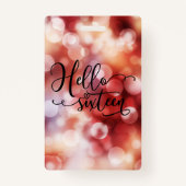 Aangepaste VIP Alle toegangspasjes Sweet Sixteen Badge (Achterkant)