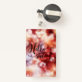 Aangepaste VIP Alle toegangspasjes Sweet Sixteen Badge (Achterkant met intrekbare)