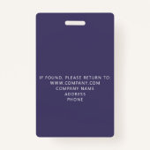 Aangepaste VIP Alle toegangssanduidingen Badge (Achterkant)