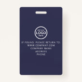 Aangepaste VIP Alle toegangsstreepjescode Logo Bla Badge (Achterkant)