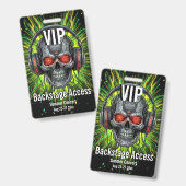 Aangepaste VIP-backstage-toegangs-pas-concert-badg Badge (Voor- en achterkant)