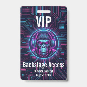 Aangepaste VIP-backstage-toegangsbadge voor concer Badge