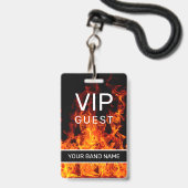 Aangepaste VIP-band voor backstage passerelampje Badge (Achterkant met lanyard)