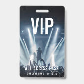 Aangepaste VIP-bedrijfslogo QR-code concert Badge (Voorzijde)