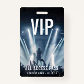 Aangepaste VIP Company Logo QR Code Concert Badge (Voorkant)