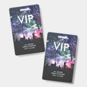 Aangepaste VIP-concertpas ID-badge Badge (Voor- en achterkant)