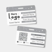 Aangepaste VIP-gala-badge-ID Badge (Voor- en achterkant)