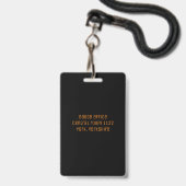 Aangepaste VIP-honkbalwedstrijd All Access-pas VIP Badge (Achterkant met lanyard)