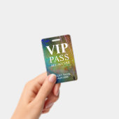 Aangepaste VIP QR-code evenement confetti badge (Handheld)