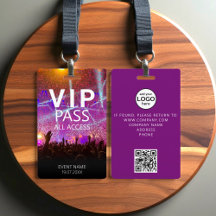 Aangepaste VIP QR-code evenement paarse confetti