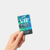Aangepaste VIP QR-code Event Confetti Badge (Handheld)