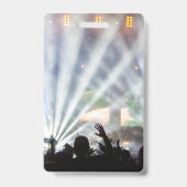 Aangepaste VIP-toegangspas voor VIP-concerten Badge (Achterkant)