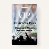 Aangepaste VIP-toegangspas voor VIP-concerten Badge (Voorkant)