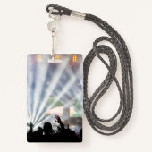 Aangepaste VIP-toegangspas voor VIP-concerten Badge (Achterkant met draagriem)