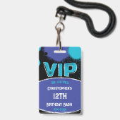 Aangepaste VIP-verjaardag Badge (Voorzijde met lanyard)