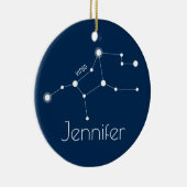 Aangepaste Virgo Constellation Ornament (Rechts)