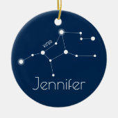 Aangepaste Virgo Constellation Ornament (Voorkant)