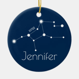 Aangepaste Virgo Constellation Ornament