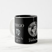 Aangepaste Virgo Zodiac Mok met Naam & Eigenschapp (Voorkant links)