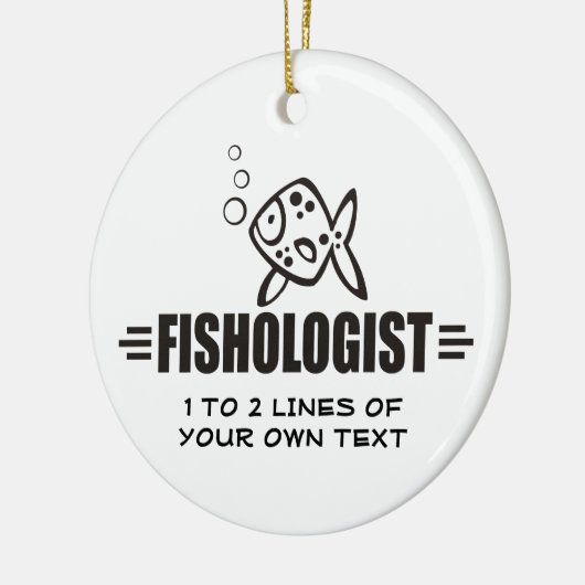 Aangepaste vis keramisch ornament (Links)