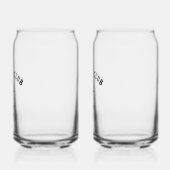 Aangepaste Visclub Blikvorm Glas (Links)